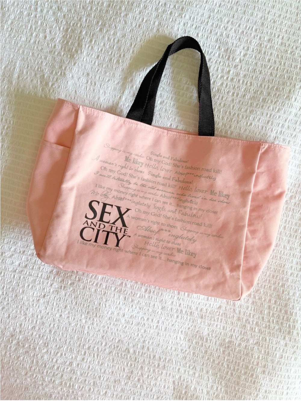 2009 Pink 'Sex and the City' Tote Bag